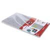 FIXO Smart 68000375 - Pack di 5 fogli di gomma Eva, 20 x 30 cm, colore: argento