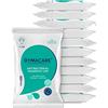 DYMACARE Cuffia per shampoo antibatterica senza risciacquo | Cuffia per doccia senza risciacquo che shampoo e condizioni, lavaggio per capelli senza acqua bilanciato PH (12 cuffie)