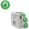 We Can Source It Ltd Etichette adesive per alimenti vegani, rotolo da 1000 etichette rotonde da 25 mm in pratico dispenser, 1 rotolo (1000 etichette)