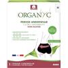 Organyc Mutandine Mestruali Riutilizzabili in Cotone Biologico - Ultra Assorbenti, Protezione Anti-Perdita, Colore Nero - Taglia M