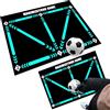 Tyafzzn Tappetino per il controllo della palla, 60 x 90 cm, per allenamento, calcio, calcio, passo, antiscivolo, ammortizzante, tappetino da calcio, regalo per gli amanti del calcio