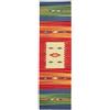 Jute & Co. Tappeto in Cotone, Multicolor, Lavabile in Lavatrice, 60X200
