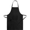 eBuyGB 13397 Grembiule da Cuoco con Tasche Regolabili, 7 Colori, per Barbecue, Cameriere, Bar, bistrot, Cotone, Nero