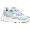 Geox J Loftus Girl B, Scarpe da Ginnastica, Aqua/White, 29 EU