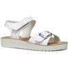 Geox J SANDAL COSTAREI GI - Sandalo Bambina, White,