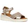 Geox Sandalo da donna D Meliconia G Wedge, nero, 40 EU