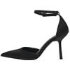 ONLY Onlpetra-1 Nylon Strap Pump, Onlpetra-1-Cinghia Donna, Nero, 39 EU