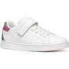 Geox J ECLYPER Girl A, Scarpe da Ginnastica, White/Multicolor, 29 EU
