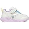 Geox B Sprintye Girl D, Scarpe da Ginnastica Bambina, Bianco/Multicolore, 27 EU