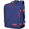 American Tourister Take2Cabin - Bagaglio da cabina EasyJet 36 x 20 x 45 cm, 38 L, 0,70 kg, Bagaglio a mano, Zaino per aereo M Underseater, Viola/Rosa (Dusk Purple/Sunset Coral)