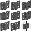 HOCUCHELAND 8 Pezzi Cerniere In Acciaio Inox 304 Nero, Cerniere Per Porte Con Riduzione Del Rumore, 40 mm Flessibili E Senza Attrito Per Ante, Portagioie E Scatole In Legno