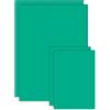 WOUMON 4 Pezzi Linoleum per Incisione Fogli di Gomma, Fogli A6, A4, Verde Gomma per Timbri Fai da Te, Stampaggio, Artigianato (Verde)