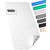 HITSLAM Tappetino Vasca Antiscivolo da Bagno, 89 x 40cm Lungo Tappetino Doccia Antiscivolo Senza BPA, Resistente alla Muffa e Lavabile in Lavatrice Tappetino Bagno, Morbido al Piede, Bianco