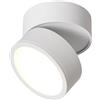 LEONFFS Faretto da soffitto Faretto da Incasso a soffitto Illuminazione da soffitto per Interni Testa LED 7W Faretti da soffitto Plafoniera orientabile a 360° Faretto da Incasso a soffitto Pieghevole