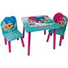 Nickelodeon, Shimmer & Shine 80236-s Set da Tavolo + 2 sedie, MDF, Rosa, Taglia Unica