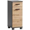 Schildmeyer Palermo 157629 - Armadietto in rovere artisano, 30,3 x 32,6 x 75,3 cm