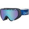 Bollé Explorer OTG Maschera da Sci Unisex Bambino Small, Blue Matte/Aurora Cat.2, S