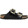 Birkenstock Arizona Big Buckle shine black, Natural Leather PIANELLE DONNA 39