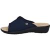 Fly Flot Atella, Ciabatte Donna in Rete Elastica Aperte, Sottopiede Imbottito in Pelle, Sandali, Nero, 41 EU