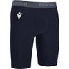 Macron Bermuda Scaldamuscoli Oak Calcio Sport Blue Navy (S)