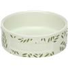 Flamingo Ciotola per Cibo E Acqua Criceto Leafs Rotondo Verde 8,5x3CM 100ML