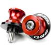 CCYYMOWOK 2 pezzi M8 Nottolini Cavalletto Alzamoto Supporti per Forcellone Posteriore per Moto Accessori per Trident660 Trident 660 2021 2022 2023 2024 per Tiger 660 Sport (Rosso)