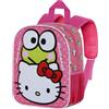 Karactermania Sanrio Hello Kitty Funny-Zainetto 3D Elite, Rosa, 25 x 30 cm, Capacità 7 L