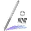 LiLiTok Penna ricaricabile per HP Active Pen G3 EliteBook x360 G1/G2/G3/G4/G5/G6/G7/G8/G9, per HP Elite x2, penna per laptop HP Elite Dragonfly per HP T4Z24AA 1FH00AA 4KL69AA G3 penna con pennino (argento)