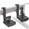 YAARHEJ 2 Set Supporto Scrivania per Flight Sim Joystick, acceleratore, sistema Hotas Compatibile con Logitech X56, X52, compatibile con Thrustmaster T-Flight Hotas/T.16000M/TCA/Warthog 10C/Winwing Orion
