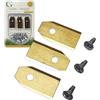 G greengrass tools Lame di ricambio compatibili con Gardena Sileno, Husqvarna Automower, Segway NaviMow, Yard Force robot tosaerba - Titan LongLife [infrangibile DIN EN 50636 certificato], pezzo: 9