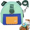 PETCUTE Zaino con Imbracatura per Cani,Pettorina per Cani con Zaino,Regolabile Pettorina per Animali Domestici con Doppio Anello a D Durevole,Impermeabile,Zaino da Trekking per Cani Senza Tirare