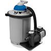 Spid'O 2944 - Gruppo di filtraggio per piscina COMBO 10 Kit pompa e vasca Aqualoon, 10 m3/h per piscina fino a 35 m3, blu