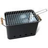Bakaji Barbecue in Ferro Tavolo per Carbone, Nero