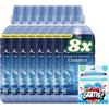 Generico 8X Felce Azzurra Ammorbidente Concentrato, 900ml, 45 Lavaggi (360 Lavaggi totali), + 1 bustina di profumatore biancheria Mon Amour Omaggio (Orchidea Nera)