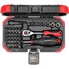 Gedore Red GEDOREred R33003040 - Set di punte da 1/4, 40 pezzi