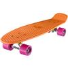 Ridge Skateboards Ridge 27 Big Brother Grande Mini Cruiser Skate Skateboard Completo, Cuscinetti ABEC 7, Arancione- Rosa