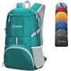 ZOMAKE Zaino pieghevole leggero, 35 l, zaino pieghevole da escursionismo packable Daypack per donna uomo sport e all'aria aperta (verde lago)