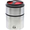 CAO Lunch Box isotermico, doppio 1,5 l, borsa frigo da campeggio ed escursionismo Adulto, Unisex, Rosso, H 18,2 cm