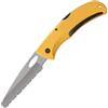 Gerber Coltello di Soccorso Gerber con Lama Seghettata, E-Z Out Rescue, con Clip da Cintura e Blocco Posteriore, Lunghezza Lama: 8,9 Cm, Giallo, 06971