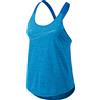 Nike - Canottiera da Donna Elastika Keyhole VNR, Donna, Canotta, 686107-435, Azzurro Foto/Heather/Photo Blue, L