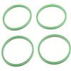 YUCKMZ Guarnizione per tubo dell'aria di carica, compatibile con Audi, VW, Skoda, Seat 1.9/2.0, TDI Caddy Transporter Golf Passat 57,85 mm, 4 pezzi
