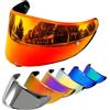 PSLER Visiera per Casco per K6 K6s - Visiera Colorata Accessori per Casco da Moto Ricambio per K6 K6s(Rosso Intenso)