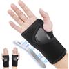 ACWOO Fascia da Polso, Supporto Polso, Tutore Polso per Sollievo dal Dolore Traspirante e Regolabile per Tunnel Carpale, Slogature, Tendinite e Artrite Unisex (Mano Destra)