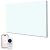Hocosyme Pannello Radiante Infrarossi Bicchiere 600W con telecomando,Stufa Elettrica Infrarossi 100x60 CM con protezione da surriscaldamento - WIFI (Tuya Smart) - Bianco - TÜV.