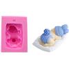BESTOMZ Stampo silicone a forma di Neonato per torta dolci biscotti in Rosa