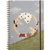 Le Nasute - Quadernone Spirale con Porta Documenti, Quaderno rigido a4, 60 Fogli a Righe, per Promemoria Ufficio, Casa, Scuola e Diario Segreto - Tema: A Tutto Tondo