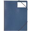 Durable 232007 - Cartellina Semplice con Elastici Angolari, Capacità 1-150 Fogli, Formato A4, Blu Scuro, 1 Pezzo