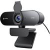 N newline Webcam PC 4K con 2 Microfoni, Full HD 1080P@60FPS, Autofocus PDAF+CDAF, 12 MP, Suono Stereo Chiaro, Correzione Automatica della Luce, USB Plug & Play, Telecamera PC per Windows MacOS