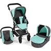 Bayer Chic 2000 Carrozzina per Bambole, 3 in 1, Set Composto da Navicella, seggiolino Sportivo e seggiolino Auto