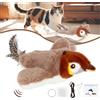 DAOUZL Giochi per Gatti, Flapping Bird Toy Cat, Uccellino per Gatti che si Muove, Giochi Gatto Interattivi, Gioco Gatto Uccellino Che Vola, Flappy Bird Toy Cat